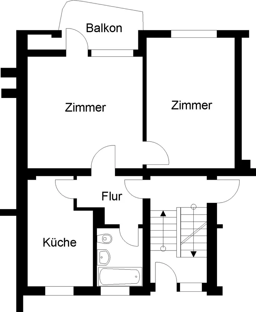 2 Zimmer Wohnung mit 55 m² in Braunschweig – Bild 3