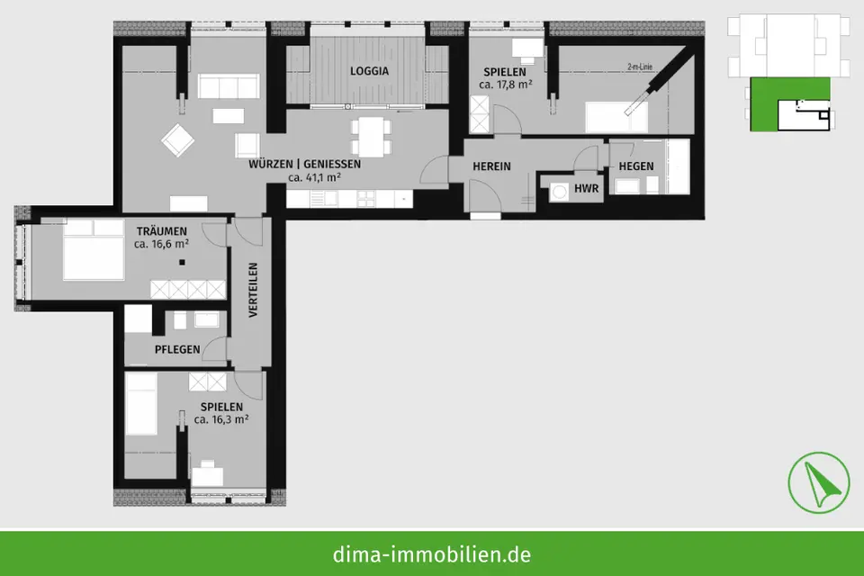 4 Zimmer Wohnung mit 124 m² in Leipzig – Bild 4