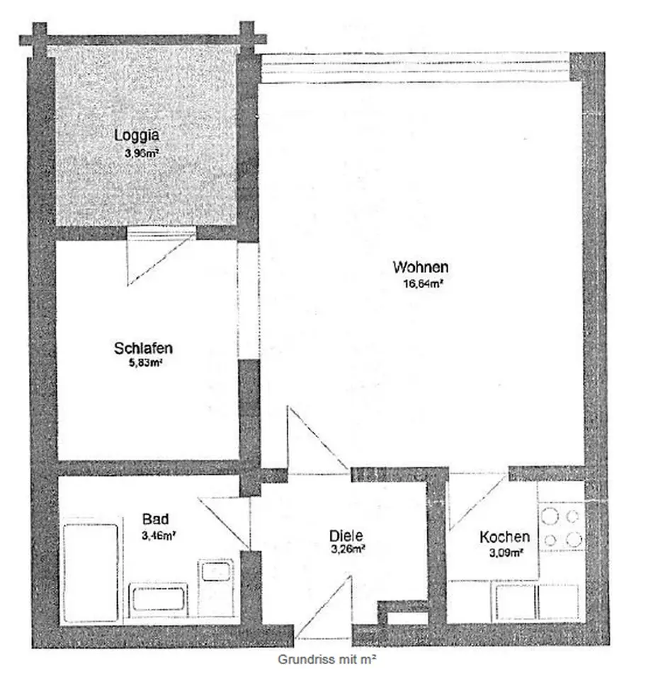 2 Zimmer Wohnung mit 38 m² in Augsburg – Bild 9