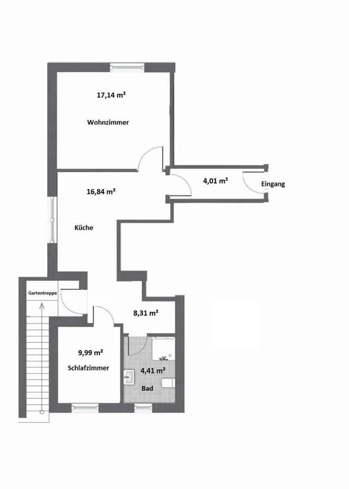 2 Zimmer Wohnung mit 62 m² in Bielefeld – Bild 9