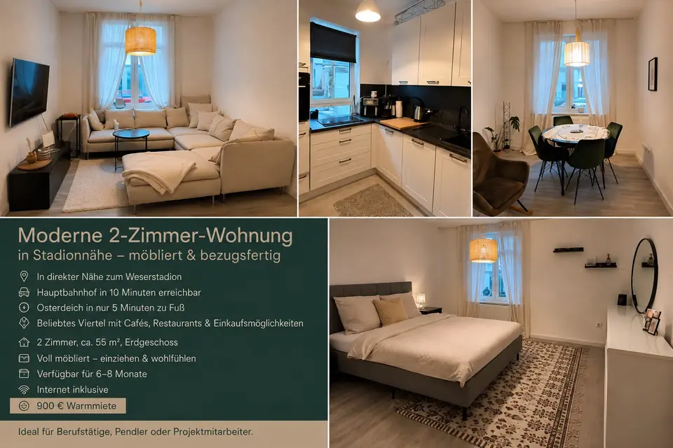 WG-Zimmer mit 55 m² in Bremen – Bild 1