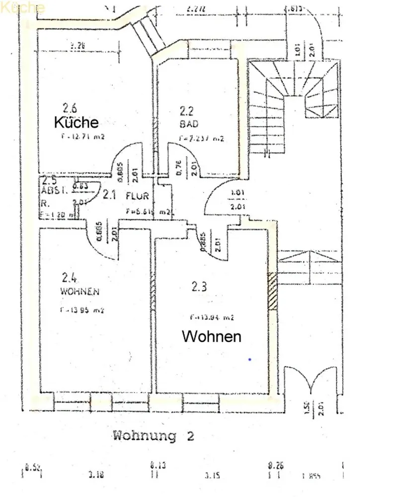 2 Zimmer Wohnung mit 54 m² in Magdeburg – Bild 4