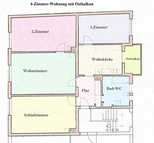 4 Zimmer Wohnung mit 119 m² in München – Bild 3