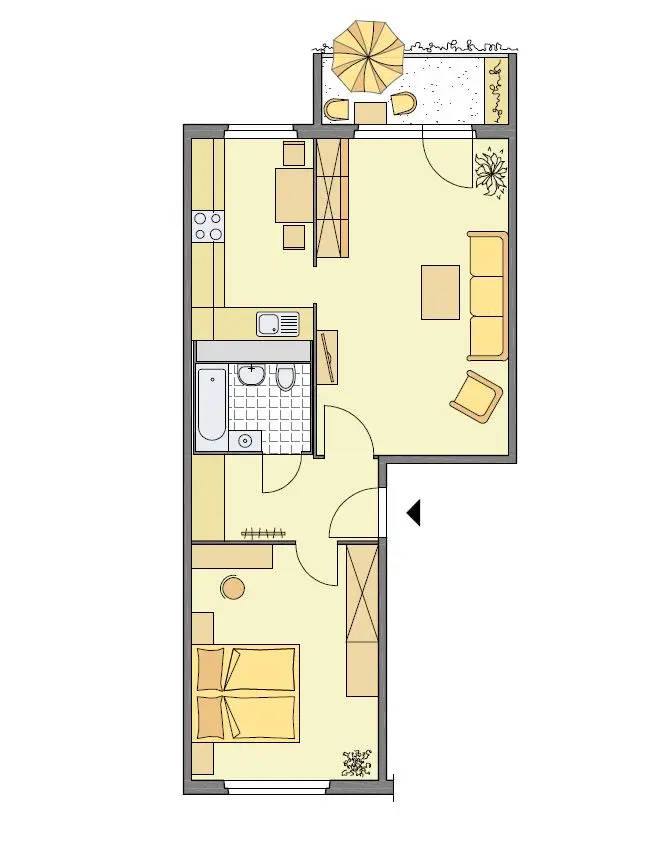 2 room apartment with 55 m² in Gera – Photo 5