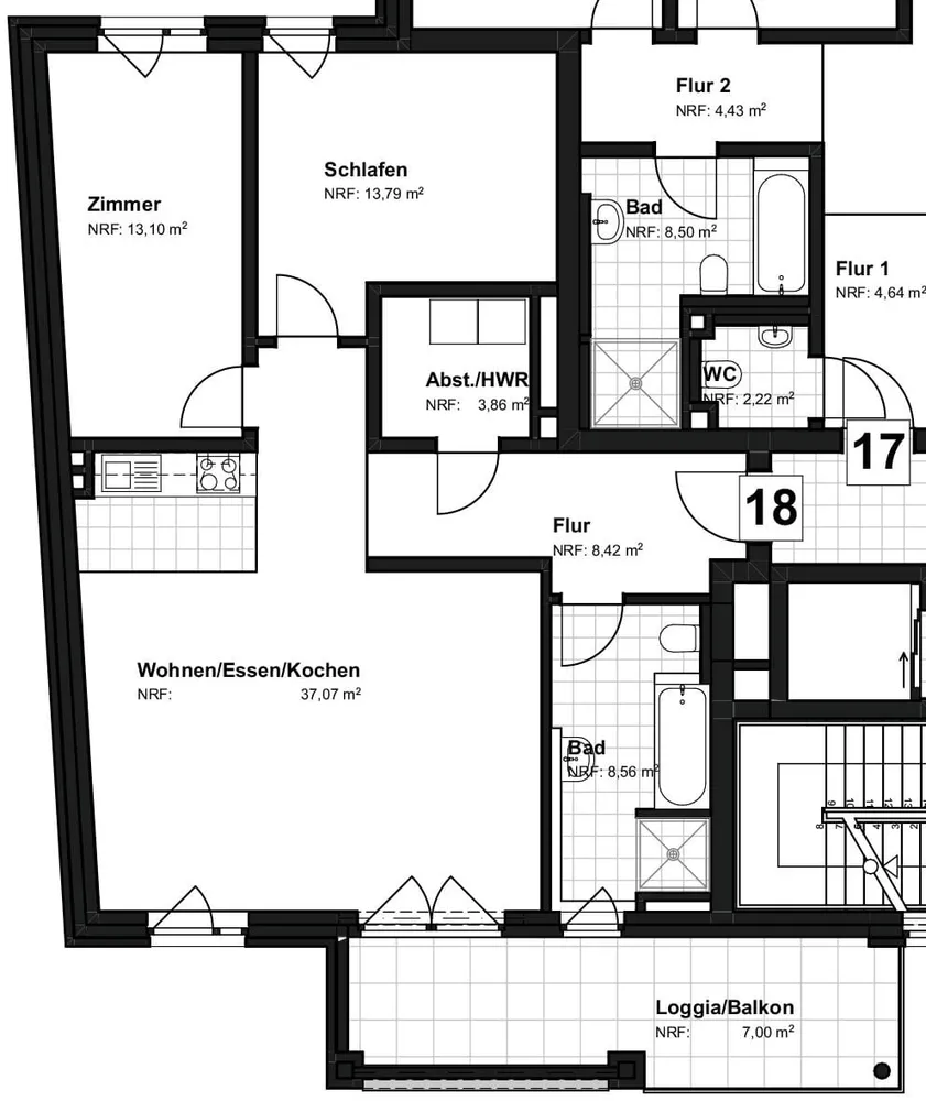 3 room apartment with 92 m² in Bremen – Photo 11