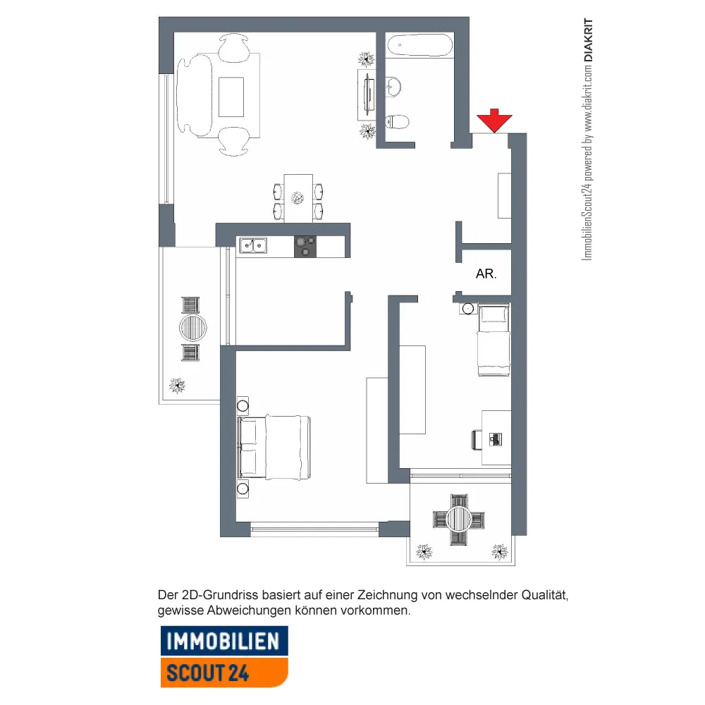 3 room apartment with 73 m² in Bergisch Gladbach – Photo 10