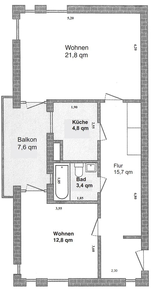 2 room apartment with 64 m² in Bernau bei Berlin – Photo 5