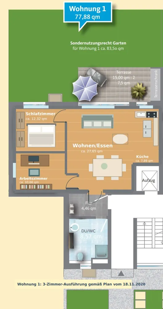 3 Zimmer Wohnung mit 78 m² in Böblingen – Bild 6