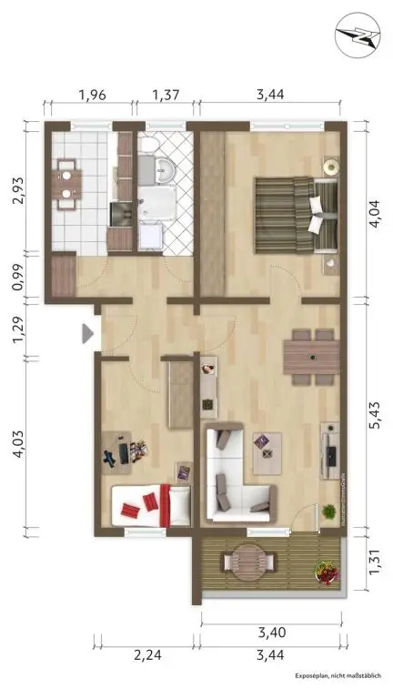 3 Zimmer Wohnung mit 60 m² in Hoyerswerda – Bild 5