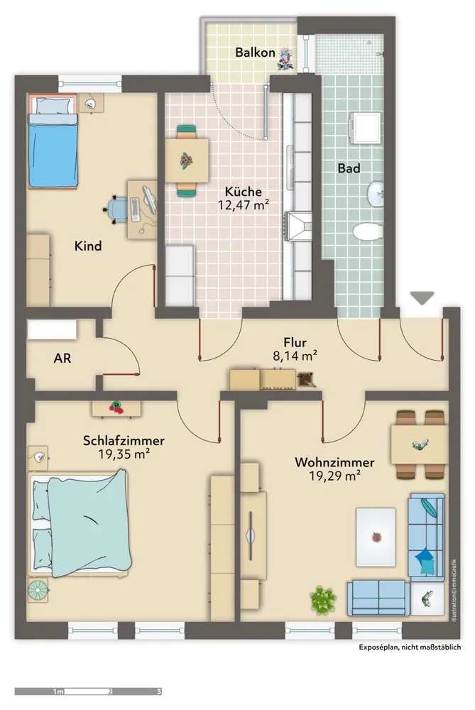 3 Zimmer Wohnung mit 83 m² in Bremen – Bild 10