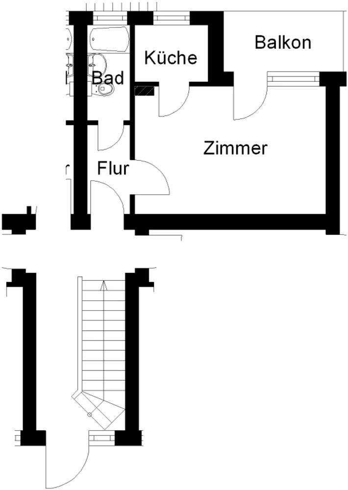 1 Zimmer Wohnung mit 23 m² in Bonn – Bild 5