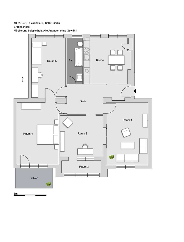 4 Zimmer Wohnung mit 119 m² in Berlin – Bild 4