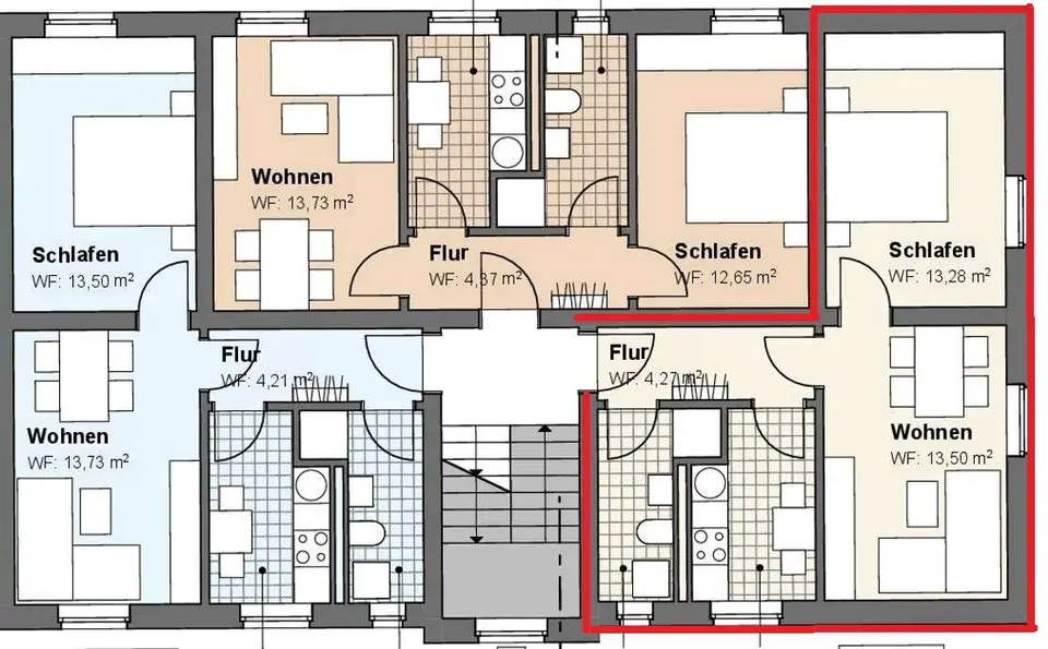 2 Zimmer Wohnung mit 42 m² in Torgau – Bild 8