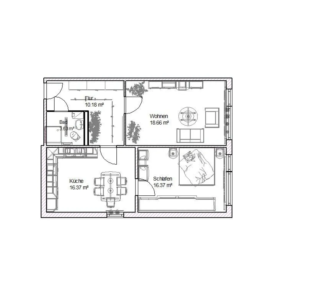3 Zimmer Wohnung mit 65 m² in Magdeburg – Bild 4