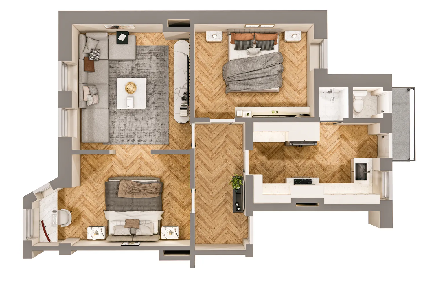 3 Zimmer Wohnung mit 61 m² in Bremen – Bild 10