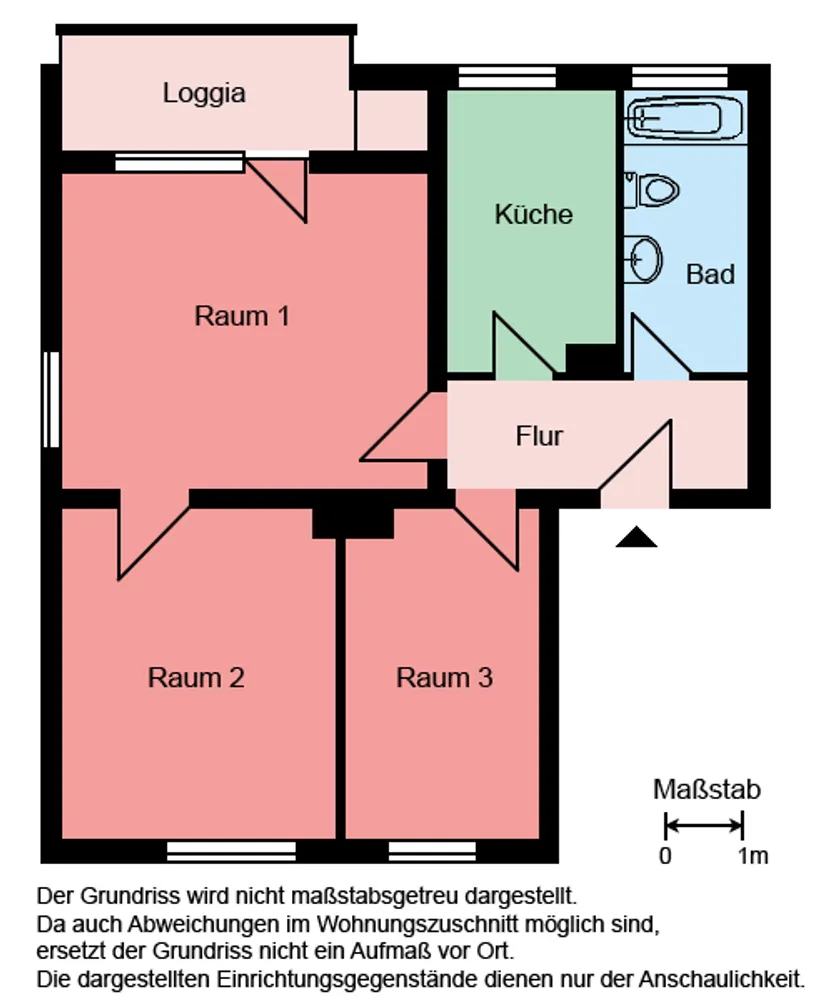 3 Zimmer Wohnung mit 64 m² in Menden (Sauerland) – Bild 5