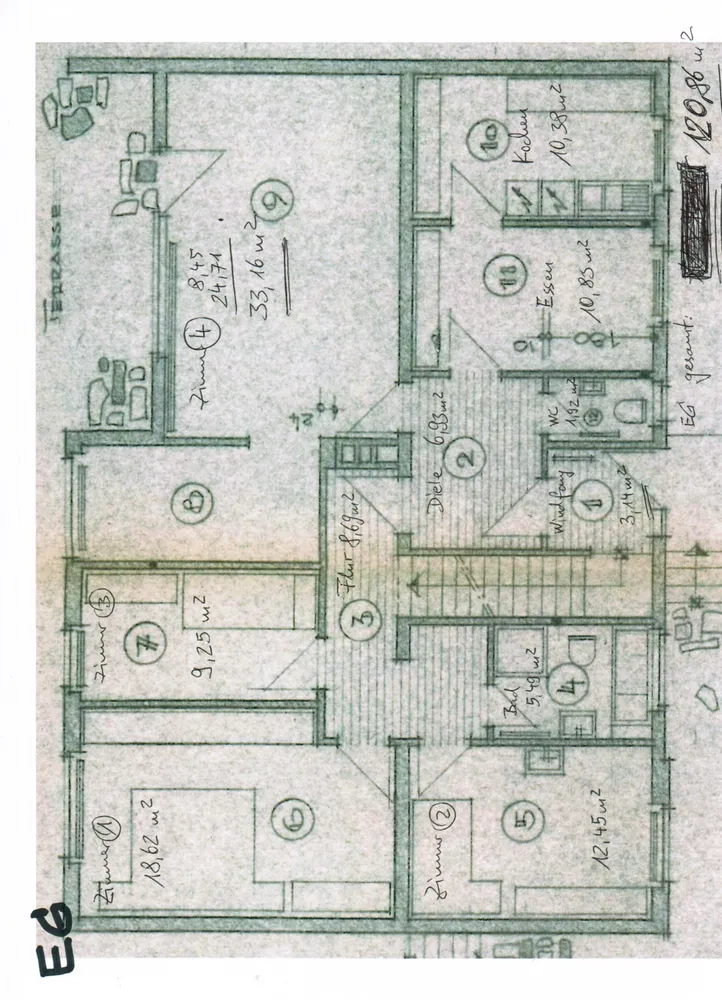 4 Zimmer Wohnung mit 120 m² in Mainz – Bild 2