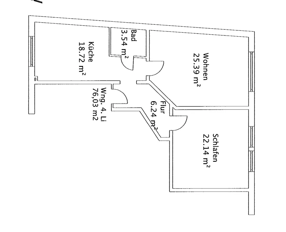 2 Zimmer Wohnung mit 76 m² in Wuppertal – Bild 6