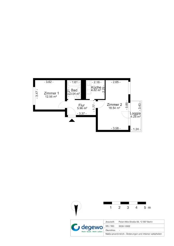 2 Zimmer Wohnung mit 48 m² in Berlin – Bild 5
