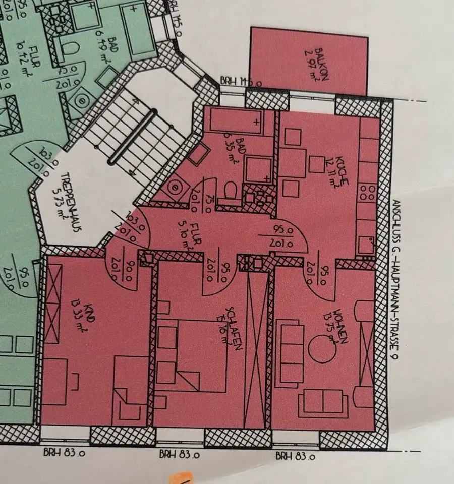 2 Zimmer Wohnung mit 73 m² in Hoyerswerda – Bild 4
