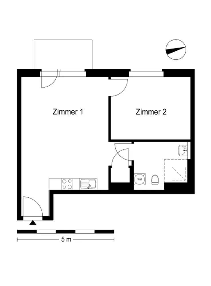 2 room apartment with 53 m² in Berlin – Photo 8