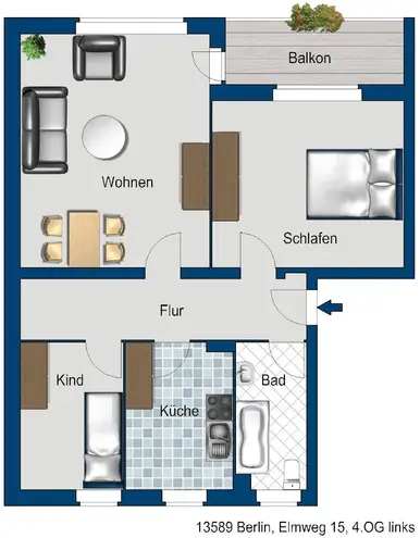 3 Zimmer Wohnung mit 69 m² in Berlin – Bild 9