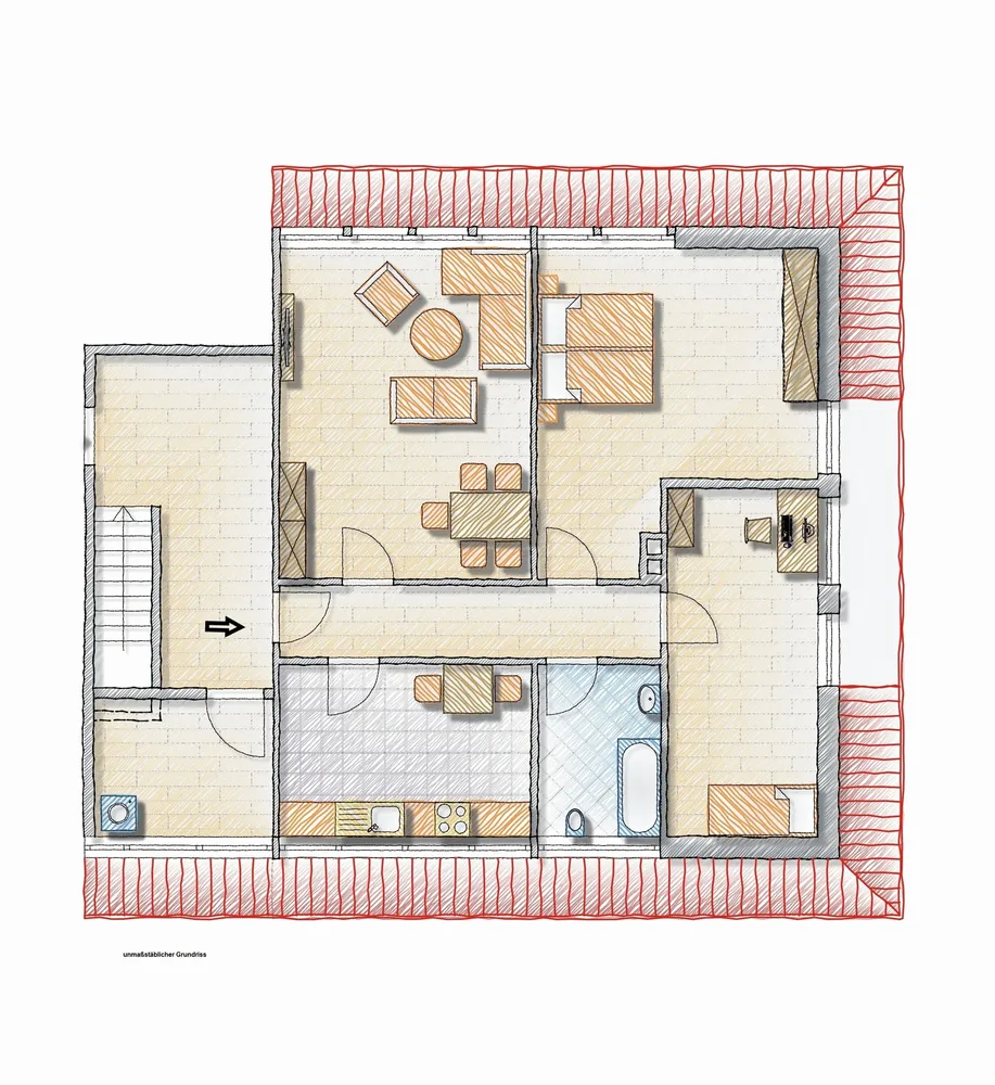 3 Zimmer Wohnung mit 95 m² in Celle – Bild 3
