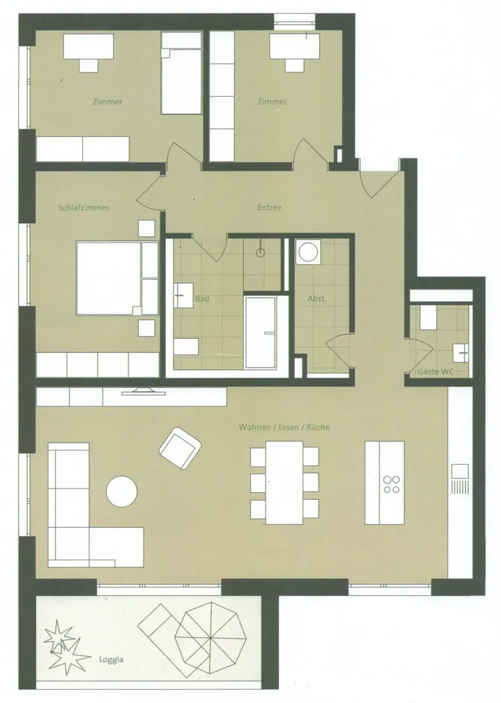4 room apartment with 123 m² in Ludwigshafen am Rhein – Photo 11