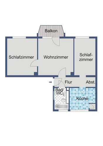 3 Zimmer Wohnung mit 60 m² in Kassel – Bild 5
