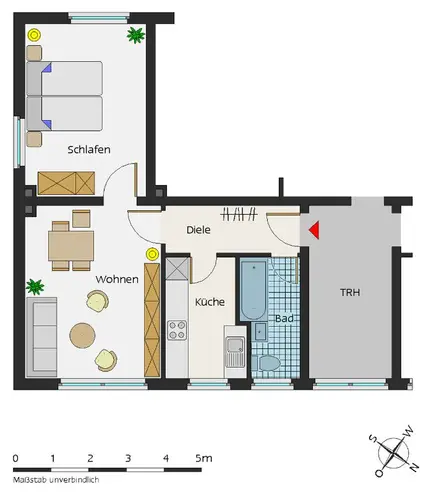 2 Zimmer Wohnung mit 45 m² in Essen – Bild 10