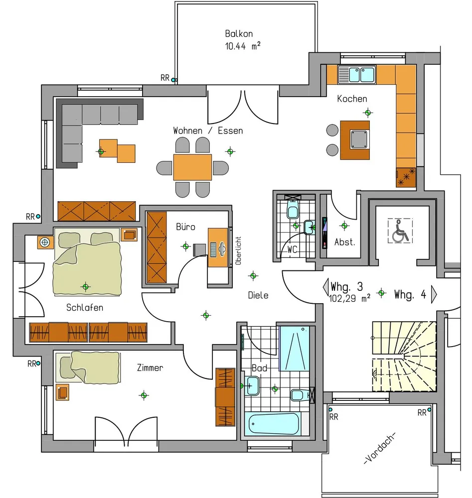 4 Zimmer Wohnung mit 102 m² in Heidelberg – Bild 5