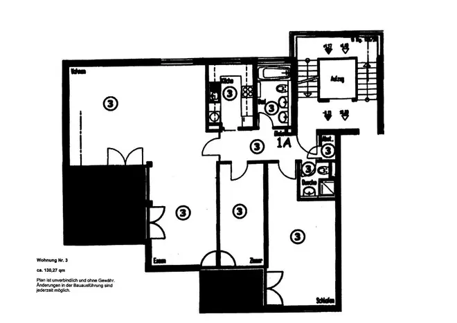 3 Zimmer Wohnung mit 101 m² in Stuttgart – Bild 3