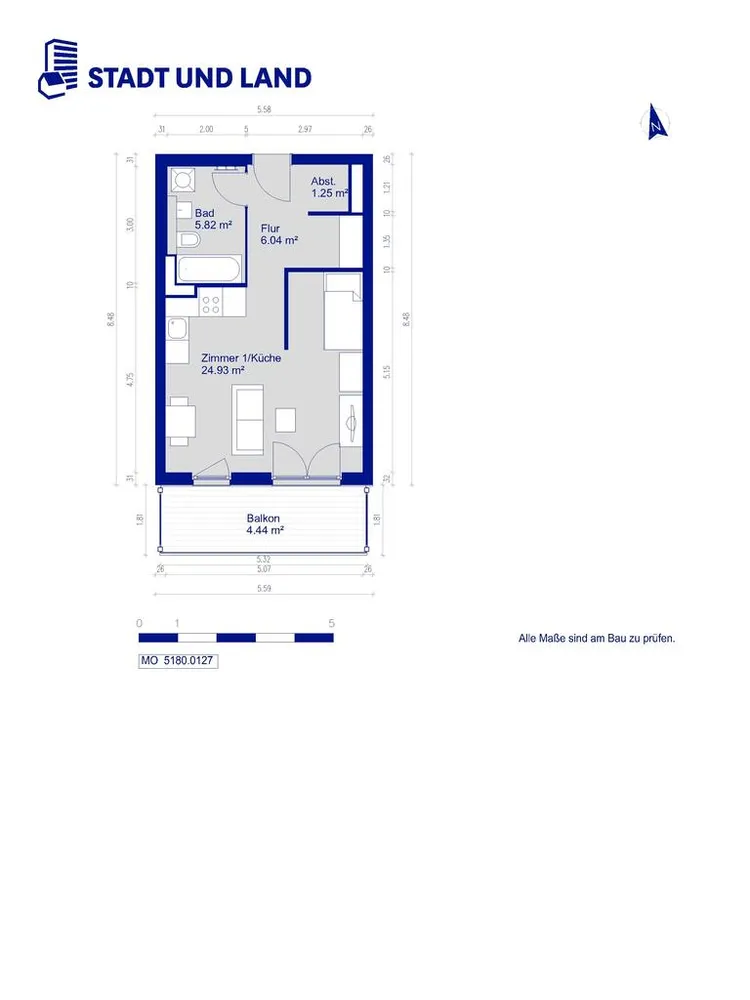 1 Zimmer Wohnung mit 42 m² in Berlin – Bild 9