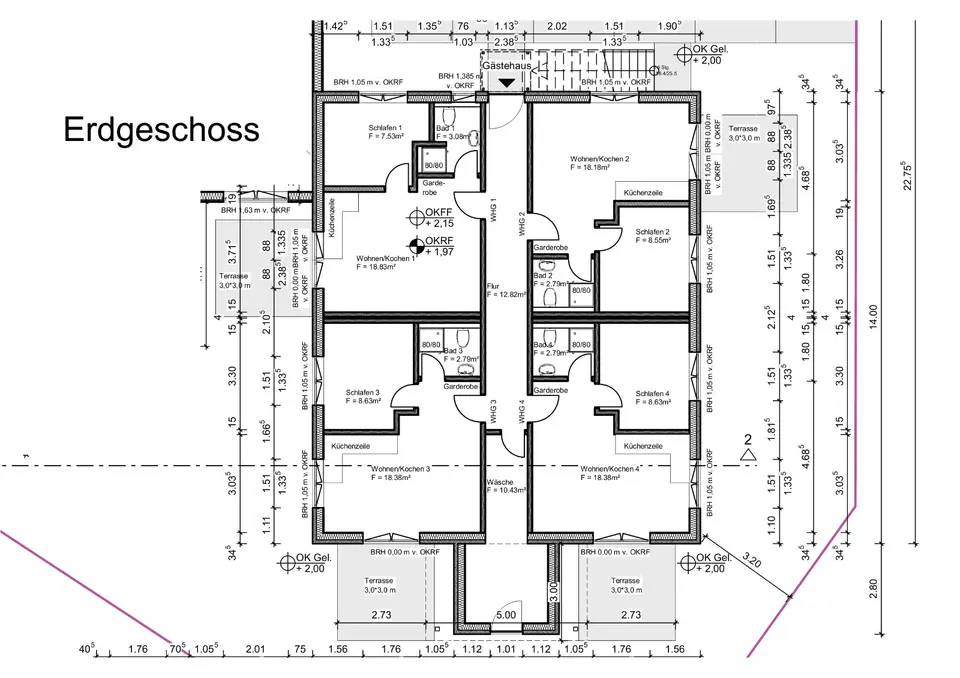 WG-Zimmer mit 38 m² in Verden (Aller) – Bild 4