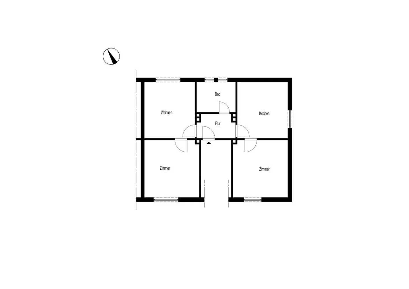 3 Zimmer Wohnung mit 74 m² in Lüdenscheid – Bild 1