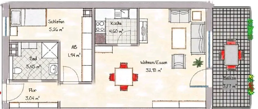2 Zimmer Wohnung mit 58 m² in Bielefeld – Bild 8