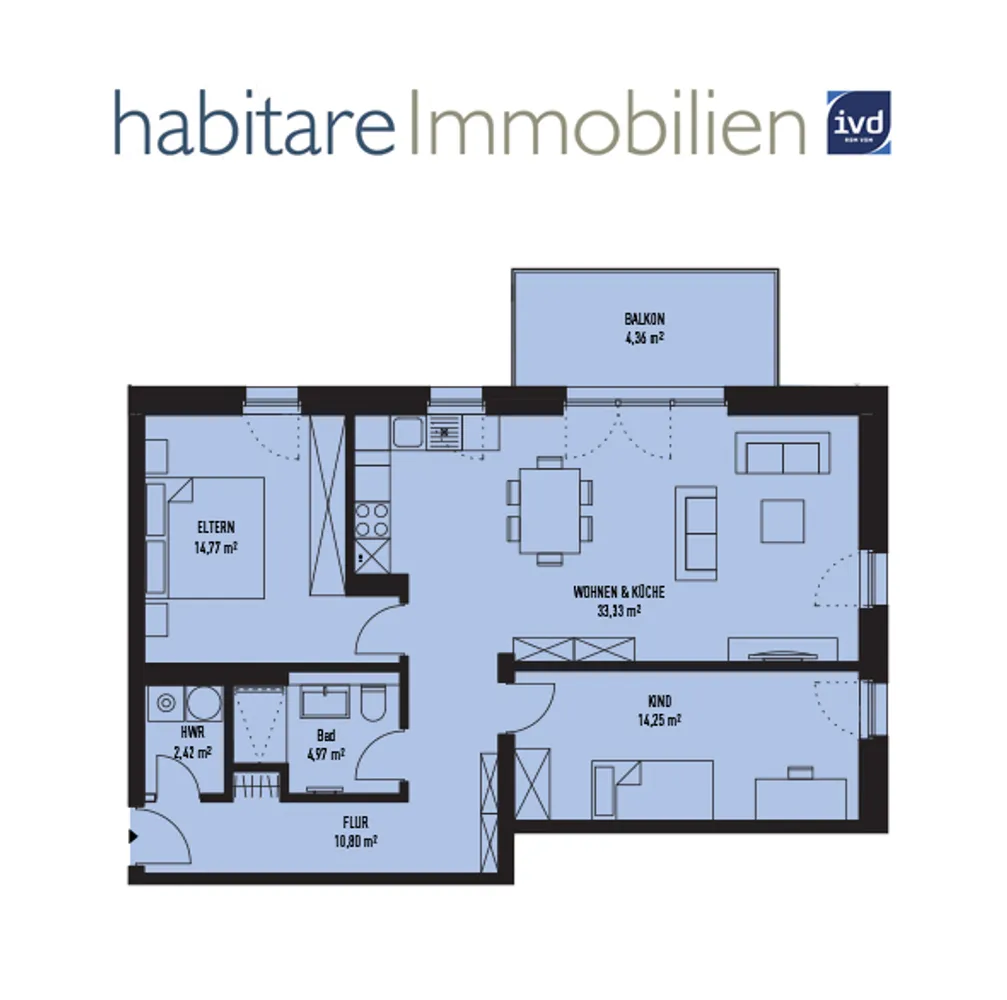 3 Zimmer Wohnung mit 85 m² in Königs Wusterhausen – Bild 4