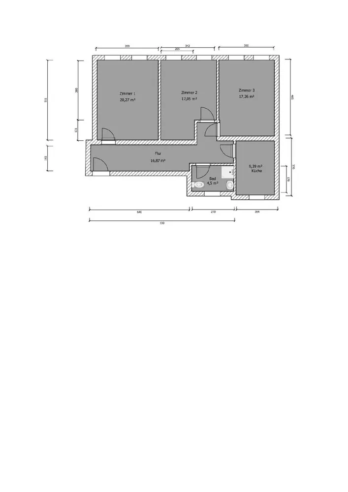 3 Zimmer Wohnung mit 83 m² in Halle (Saale) – Bild 8