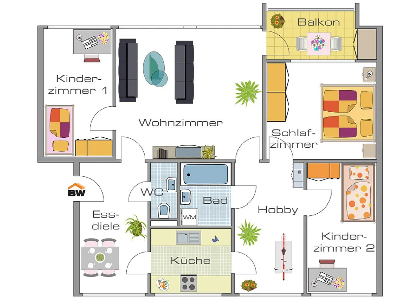 4 Zimmer Wohnung mit 98 m² in Bietigheim-Bissingen – Bild 6