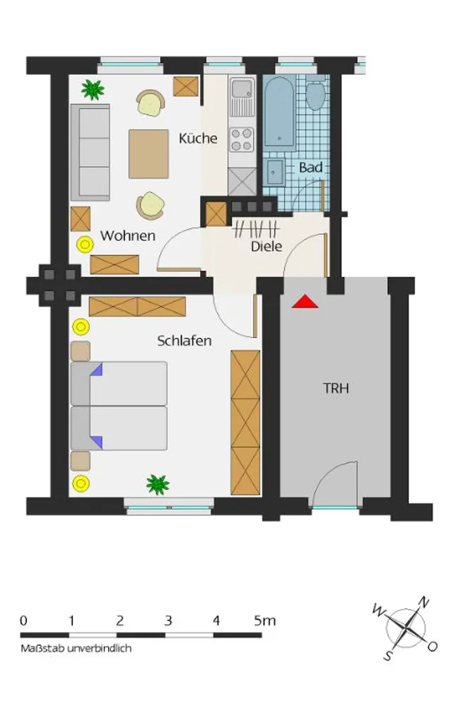 1 Zimmer Wohnung mit 38 m² in Essen – Bild 8