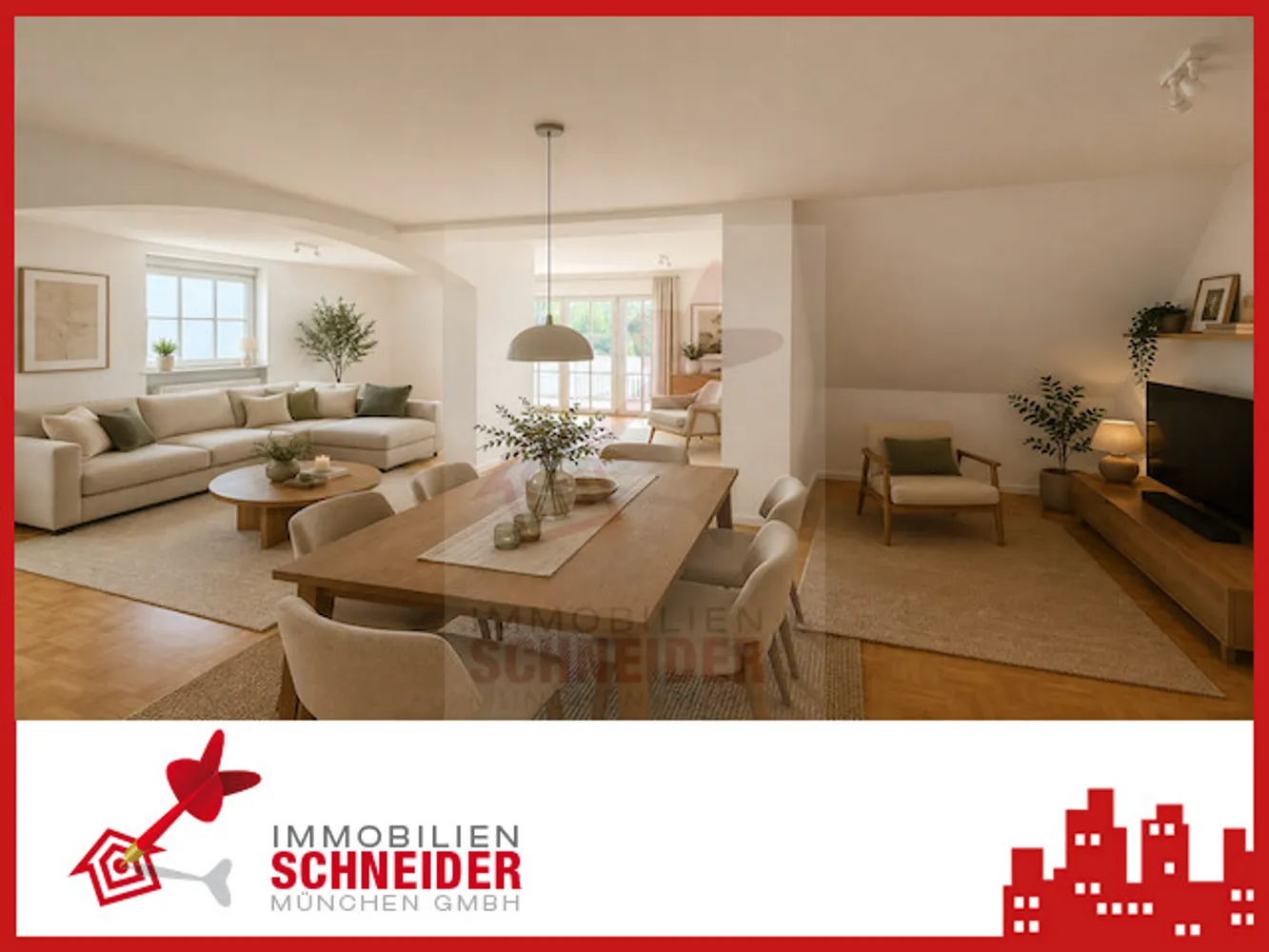 4 Zimmer Wohnung mit 108 m² in München – Bild 1