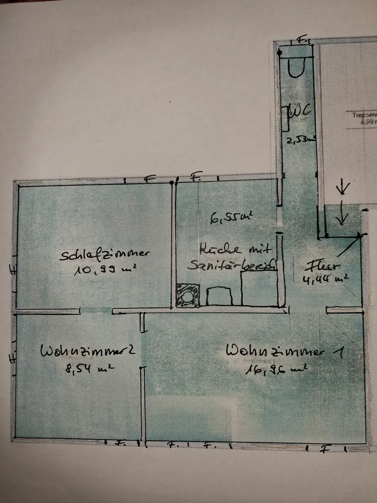 3 room apartment with 50 m² in Stuttgart – Photo 7