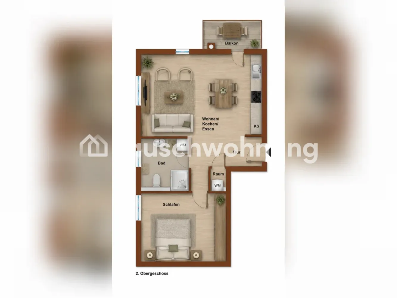 2 Zimmer Wohnung mit 58 m² in Hürth – Bild 4