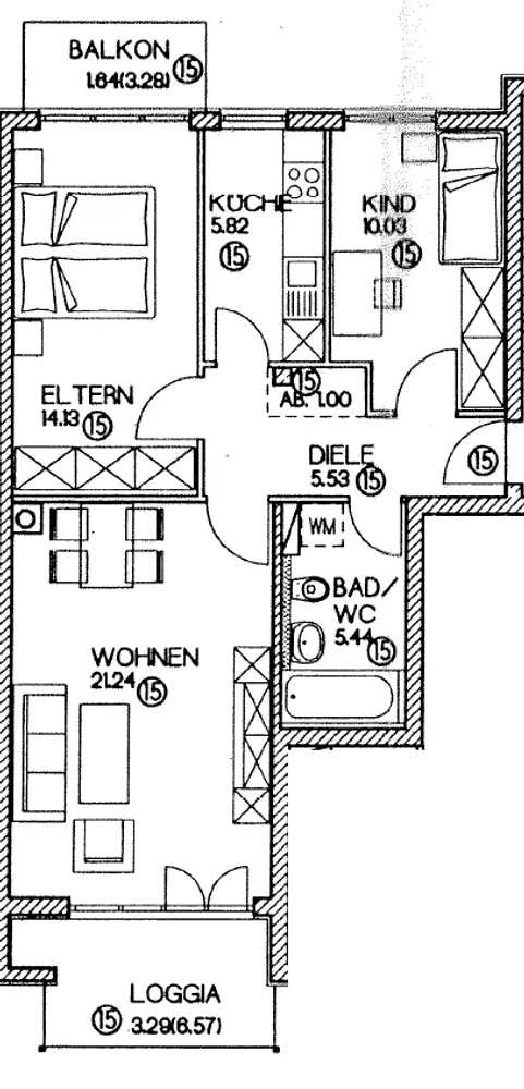 3 Zimmer Wohnung mit 68 m² in Dresden – Bild 8