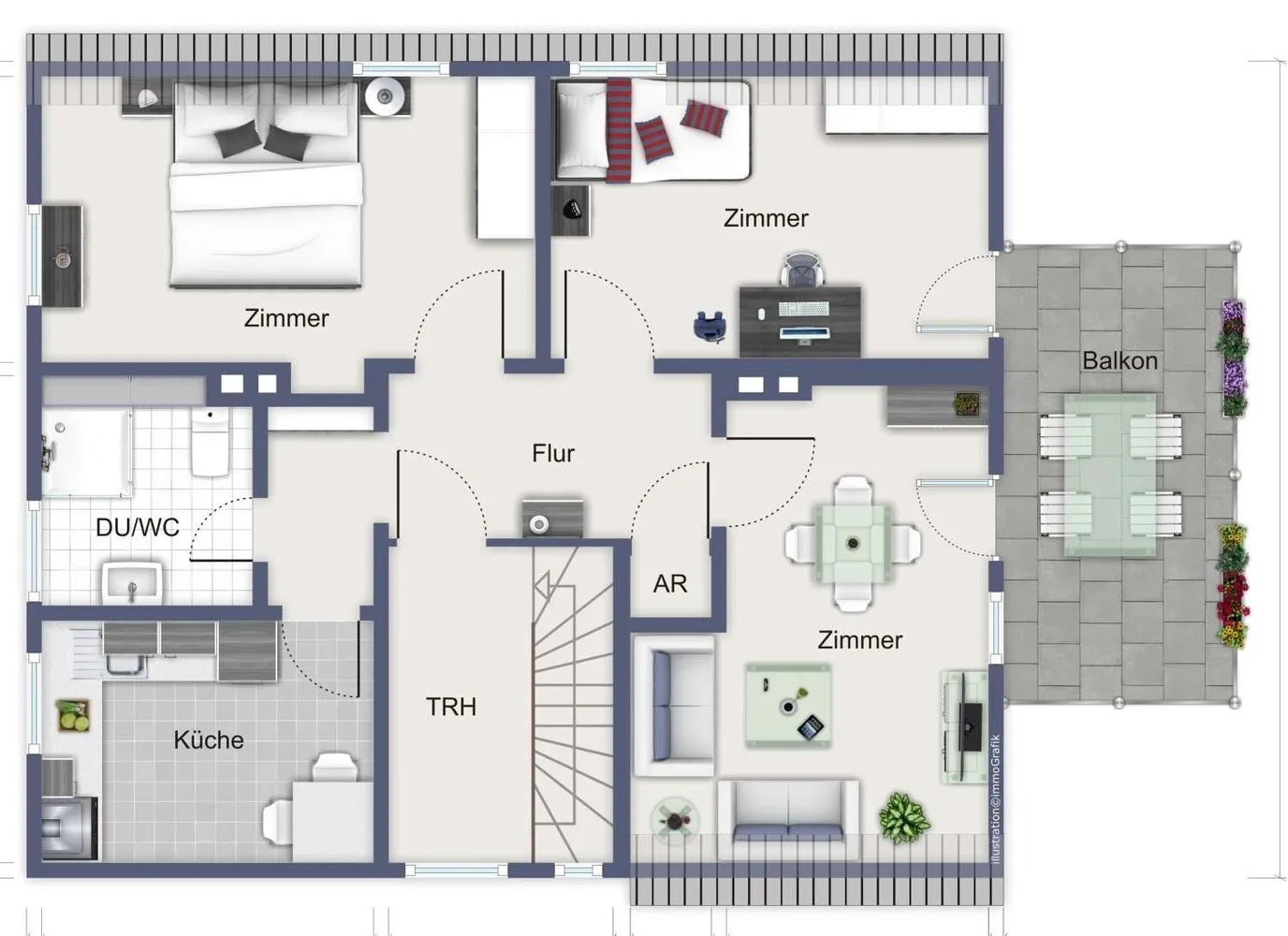 3 Zimmer Wohnung mit 55 m² in Meiningen – Bild 9