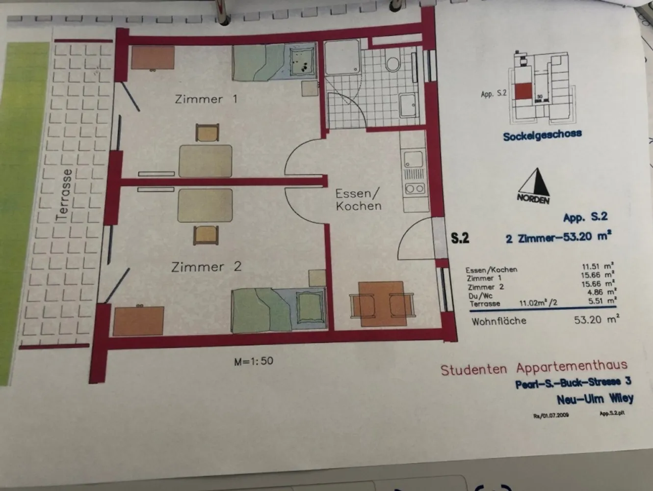 1 Zimmer Wohnung mit 53 m² in Neu-Ulm – Bild 3