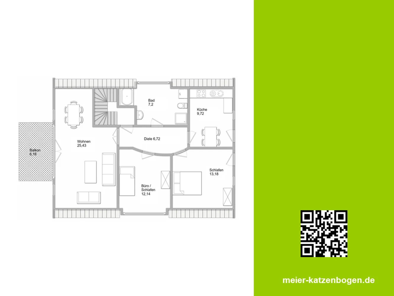3 Zimmer Wohnung mit 78 m² in Ingolstadt – Bild 7