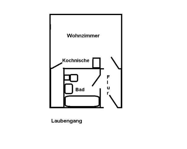 1 Zimmer Wohnung mit 27 m² in Hamburg – Bild 2