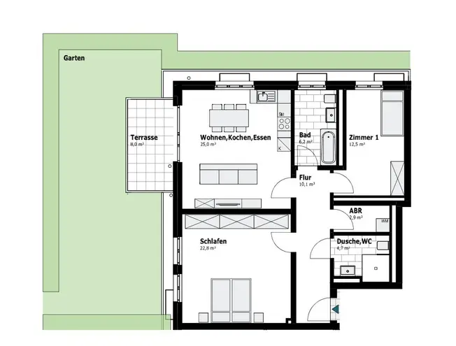 3 Zimmer Wohnung mit 88 m² in Duisburg – Bild 5