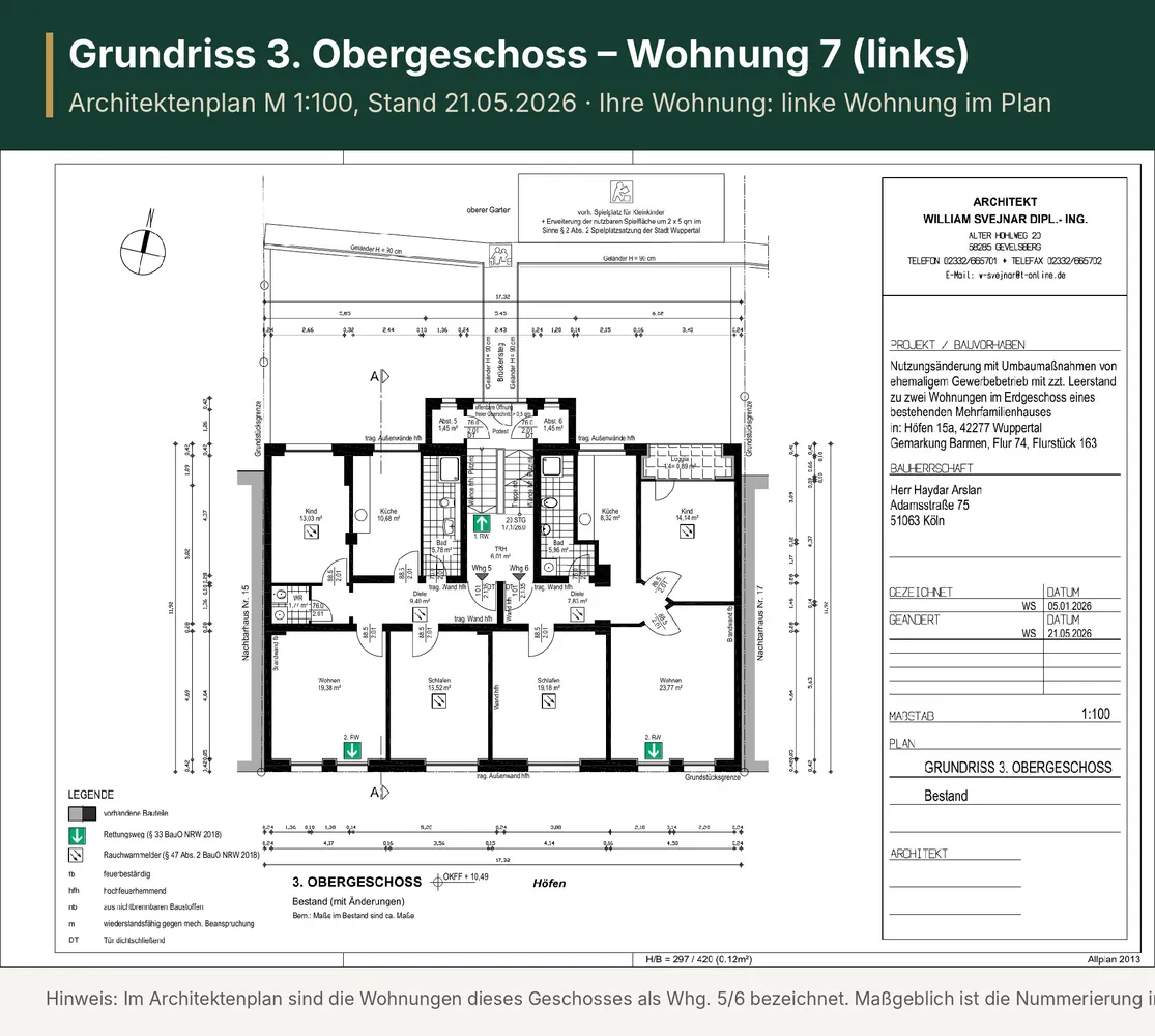 3 Zimmer Wohnung mit 77 m² in Wuppertal – Bild 4